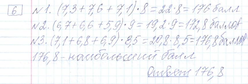 решение задания №6 вариант №1 ЕГЭ 2027 математика базовый уровень Ященко