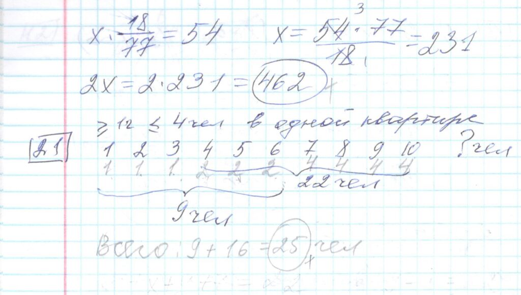 Решение задания 21 варианта №1 ЕГЭ Математика Ященко 30 вариантов базовый уровень. 