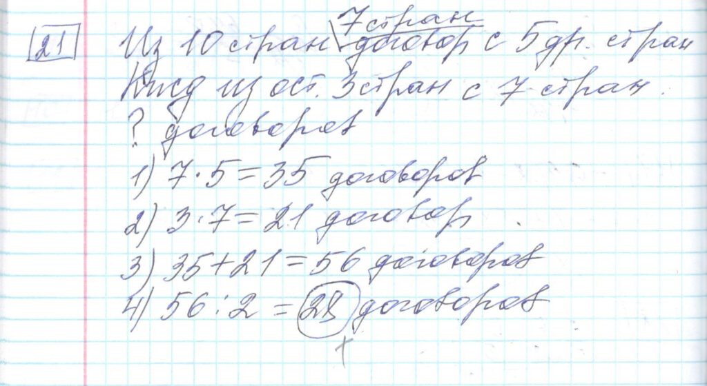 Решение задание 21 варианта №6 ЕГЭ Математика Ященко 30 вариантов базовый уровень
