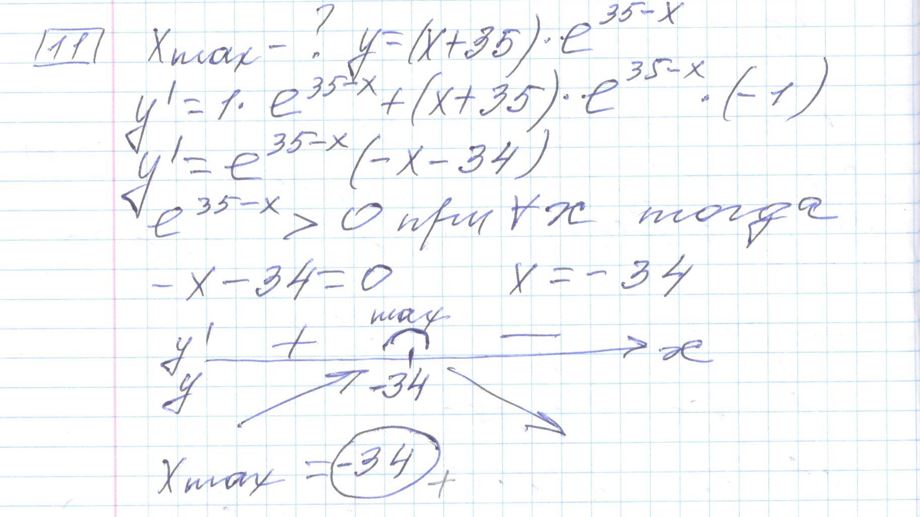Решение задания 11, варианта №19 ЕГЭ 2023 Математика профиль Ященко 36 вариантов профильный уровень