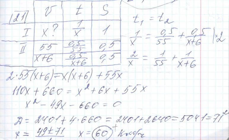 Решение задания 21, варианта №14 ОГЭ 2023 Математика Ященко 36 вариантов