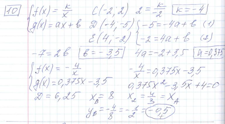 Решение задания 10, варианта №36 ЕГЭ 2023 Математика профиль Ященко 36 вариантов профильный уровень