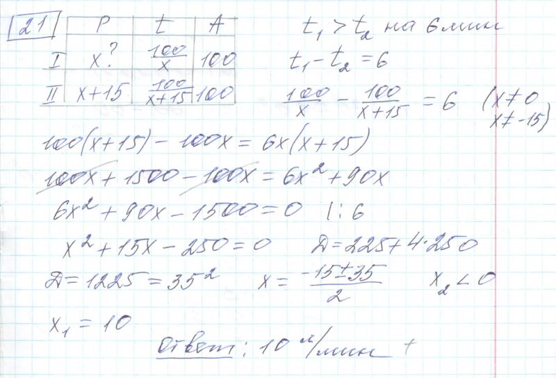 Решение задания 21, варианта №30 ОГЭ 2023 Математика Ященко 36 вариантов