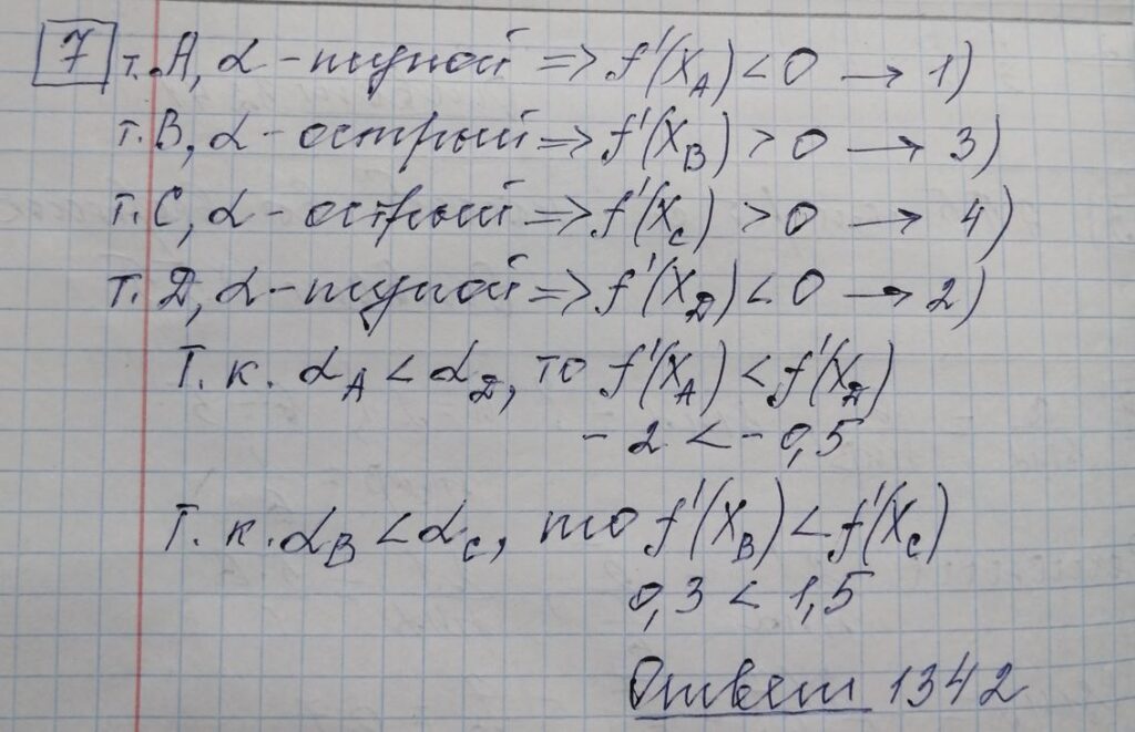 решение задания 7 вариант 10 ЕГЭ 2024 математика база Ященко
