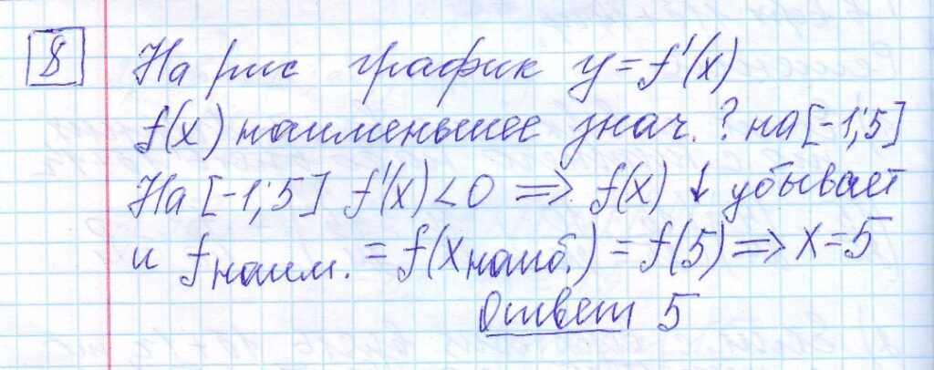решение задания 8 вариант 8 ЕГЭ 2024 математика профиль Ященко