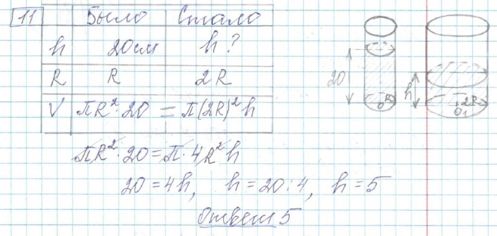 решение задания 11 вариант 35 сборник Лысенко ЕГЭ 2024 математика база