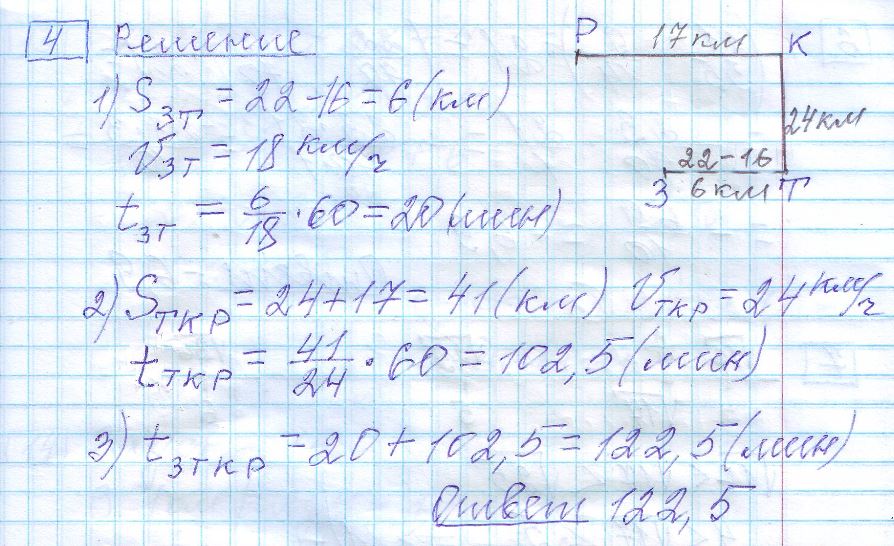 решение задания №4 вариант №2 ОГЭ 2025 математика Ященко