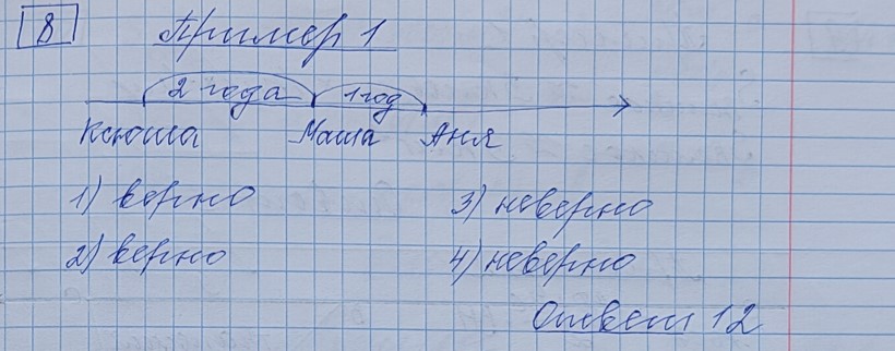 Разбор решения задания №8 пример 1 демоверсия ЕГЭ математика базовый уровень 2027